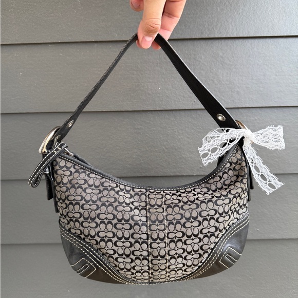 Coach Handbags - Coach Black and Gray Women's Bag